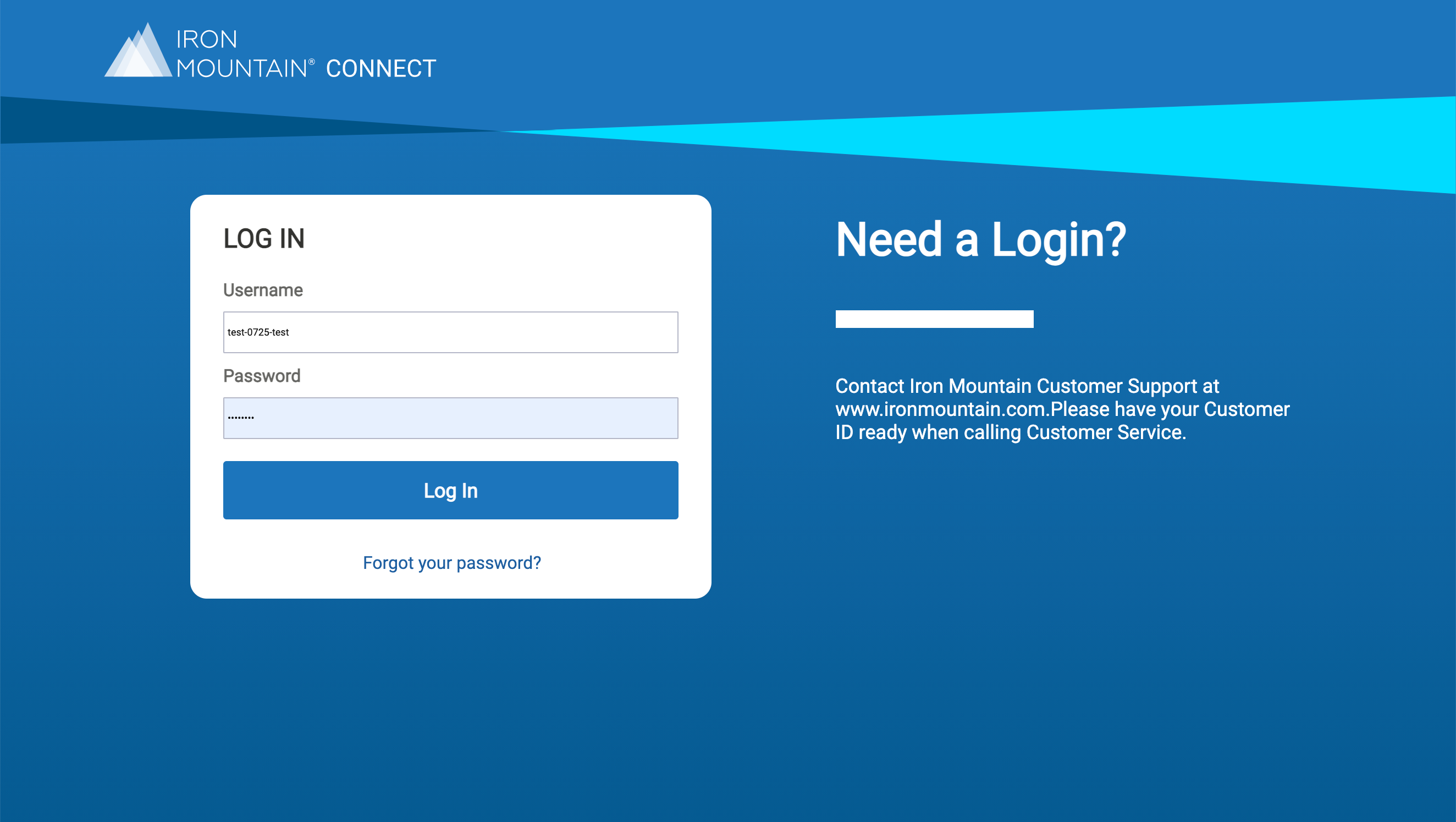 New IMC Login page